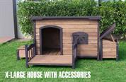Brunswick Flat Roof Kennel plus Accessories Pack