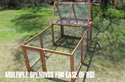 Brunswick Double Nest Box Chicken Coop with Run and Feeders