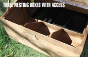 Brunswick XL Chicken Coop Package with Run and Feeders