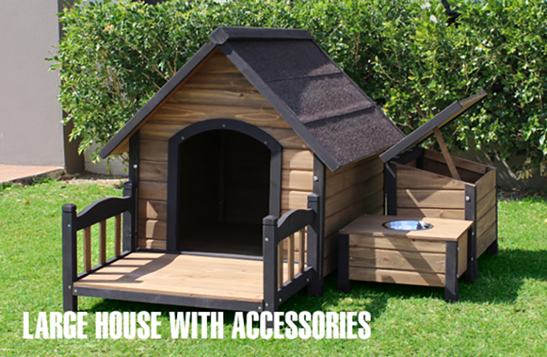Brunswick A-Frame Kennel plus Accessories Pack