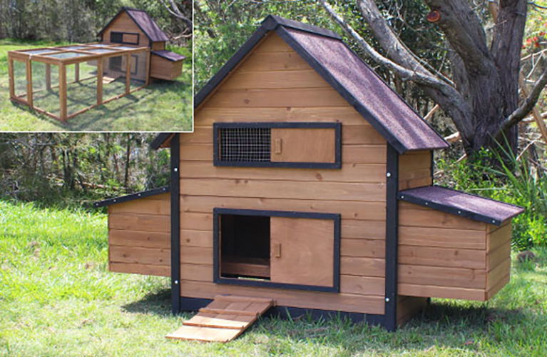 Brunswick Double Nest Box Chicken Coop