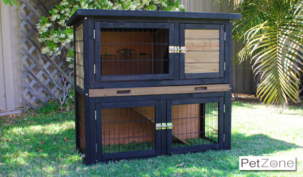 Brunswick Double Storey Hutch for Rabbits or Guinea Pigs