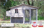 Somerset A Frame Chicken Coop Package with Feeders