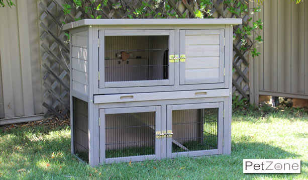 Somerset Double Storey Hutch for Rabbits or Guinea Pigs